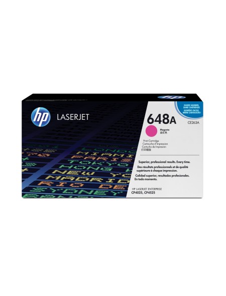 ÷ Tóner original hp ce263a magenta 648a 11.000 páginas