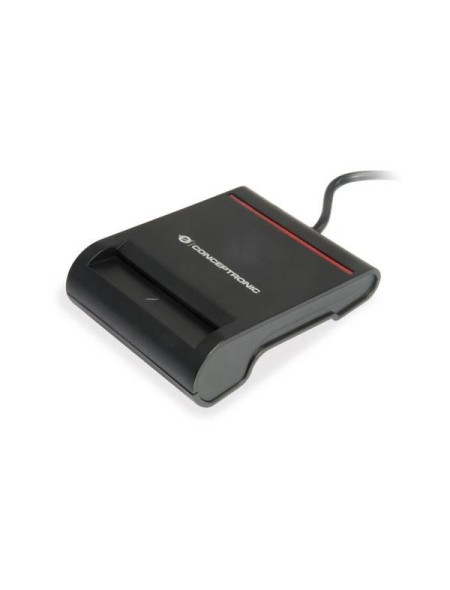 Lector Dnie 3.0 Externo Conceptronic USB 2.0 / eID / Negro / SCR01B