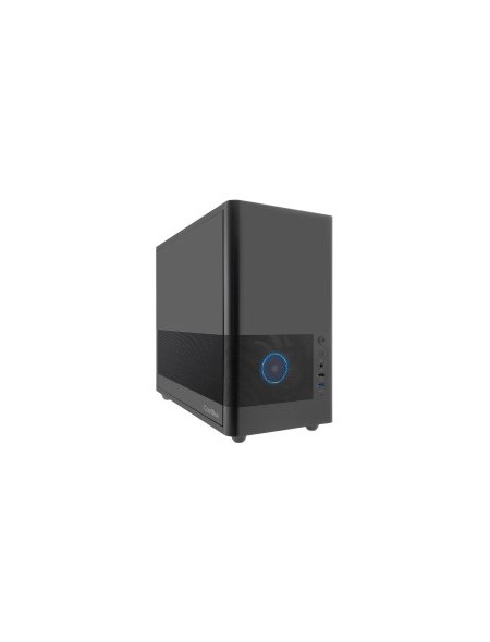 ÷ Caja micro atx coolbox mp2 frontal rejilla disipador max 160mm gpu max 350mm negro