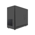 ÷ Caja micro atx coolbox mp2 frontal rejilla disipador max 160mm gpu max 350mm negro