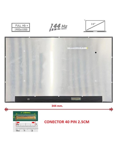 Pantalla para portátil LED 16