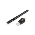Adaptador USB wifi Level One 300mbps / Antena desmontable / Base Usb /  WUA-0617