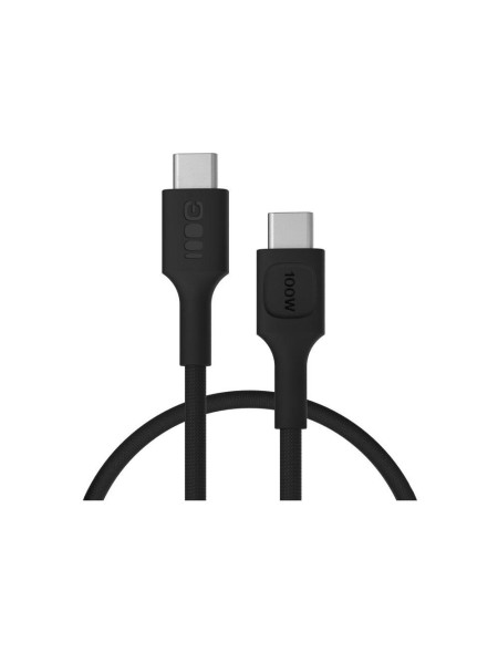 Cable datos Type-C / 0.3m / 100 W / Negro / KABGC100PS30PB