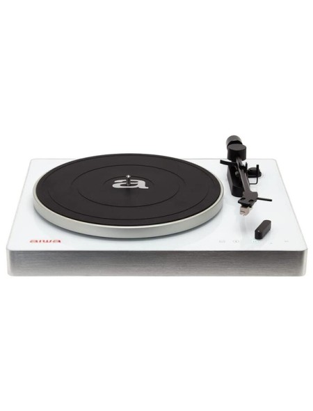 ÷ Tocadiscos bluetooth aiwa apx-680bt white alta precision bt 5.0 plato de metal 27.5cm tres velocidad