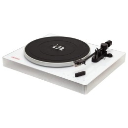 ÷ Tocadiscos bluetooth aiwa apx-680bt white alta precision bt 5.0 plato de metal 27.5cm tres velocidad
