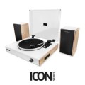 ÷ Tocadiscos bluetooth energy sistem whitespin 10w tracci?n correa 33/45/78 rpm auto-stop usb/rca blan