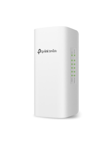 ÷ Tp-link switch omada smart de 5 puertos gigabit, 1 poe++ in y 4 poe+ out para exterior