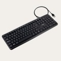 Teclado USB TOOQ / 104 Teclas / Compacto / Negro / TQK-2002-B