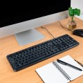 Teclado USB TOOQ / 104 Teclas / Compacto / Negro / TQK-2002-B