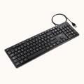 Teclado USB TOOQ / 105 Teclas / Silencioso / Compacto / Negro / TQK-2003-B