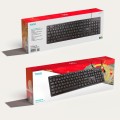Teclado USB TOOQ / 105 Teclas / Silencioso / Compacto / Negro / TQK-2003-B
