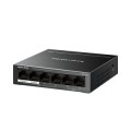 ÷ Switch no gestionable mercusys ms106gp 6p 2x1gb 4x1gb poe+ 65w metalico negro