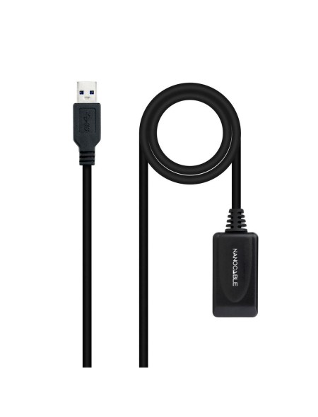 Cable USB amplificador activo USB 3.2 M/H / 5 metros / Nanocable 10.01.0311