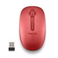 ÷ Mouse ngs wireless fog dual red bluetooth 5.2 2.4ghz multidispositivo 1600dpi silencioso color rojo