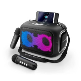 ÷ Altavoz bluetooth portable energy sistem karaokestar 60w true wireless led 8h bat 2 mic inalambr