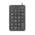 Teclado numerico Trust Xalas Usb / Ambidiestro / 23x Teclas perfil bajo / 5x Teclas Multimedia / Negro
