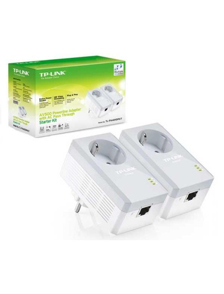PLC TL-PA4010P Kit Av600 Pack 2 Uds Con enchufe TP-Link