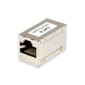 ÷ Adaptador rj45 cat.6 apantallado hembra - hembra
