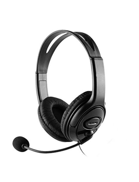 ÷ Headset usb coolbox coolchat u1 conexion por usb cable 2m microfono flxible ajustable con silenciado