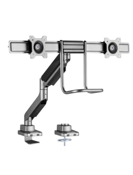 ÷ Soporte de mesa equip 650161 para 2 pantallas de 17