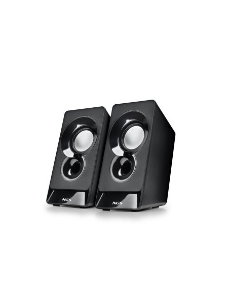 ÷ Altavoces 2.0 ngs sb210 alimentacion usb jack 3.5mm 12w control de volumen color negro