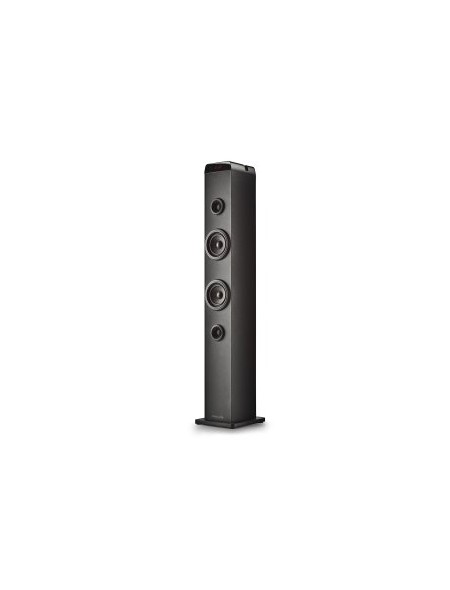 ÷ Altavoz torre port?til ngs sky charm pro bk 80w bt 5.4 fm usb aux. optica madera color negro
