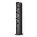 ÷ Altavoz torre port?til ngs sky charm pro bk 80w bt 5.4 fm usb aux. optica madera color negro
