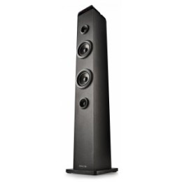 ÷ Altavoz torre port?til ngs sky charm pro bk 80w bt 5.4 fm usb aux. optica madera color negro