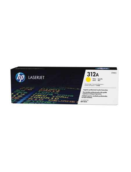 ÷ Tóner original hp cf382a amarillo 312a 2.700 páginas