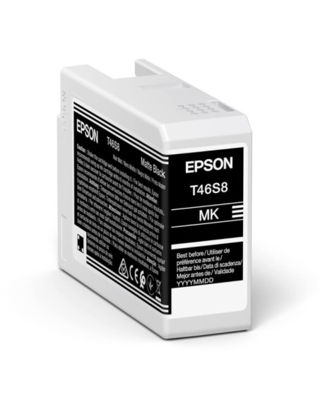 ÷ Tinta original epson t46s8 negro mate c13t46s800 25ml