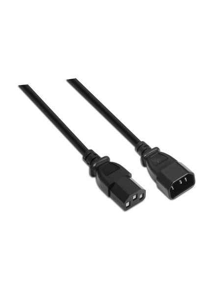÷ Aisens - cable alimentacion cpu, c13/h-c14/m, negro, 1.5m