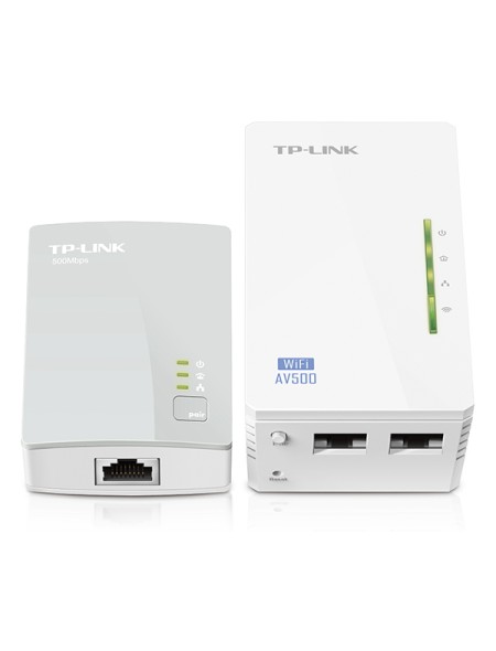 ÷ Homeplug wifi tp-link tl-wpa4220kit 300mb av600 con 2 puertos ethernet kit compuesto de un tl-wpa422