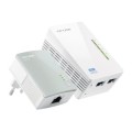 ÷ Homeplug wifi tp-link tl-wpa4220kit 300mb av600 con 2 puertos ethernet kit compuesto de un tl-wpa422