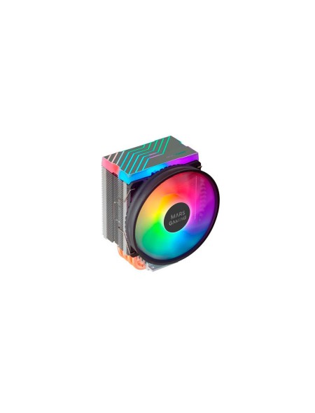 Ventilador CPU Mars Gaming MCUPRO Negro / 6 heatpipes / Fan PWM 120mm / TDP 200w / AM4 - 1700 - 1200