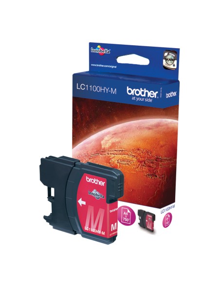 ÷ Tinta original brother lc1100m xl magenta 10.1ml