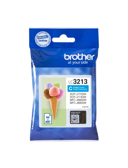 ÷ Tinta original brother lc3213c cian 4.7ml