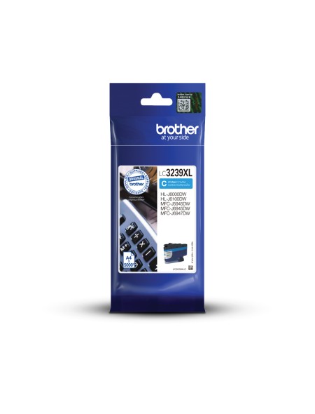 ÷ Tinta original brother lc3239xlc cian 5.000 páginas