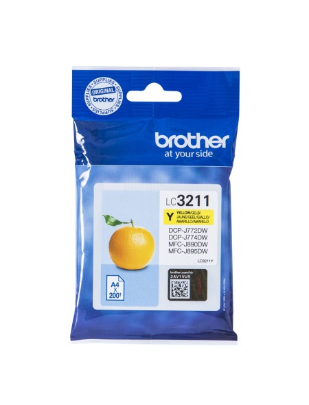 ÷ Tinta original brother lc3211y amarillo 3ml