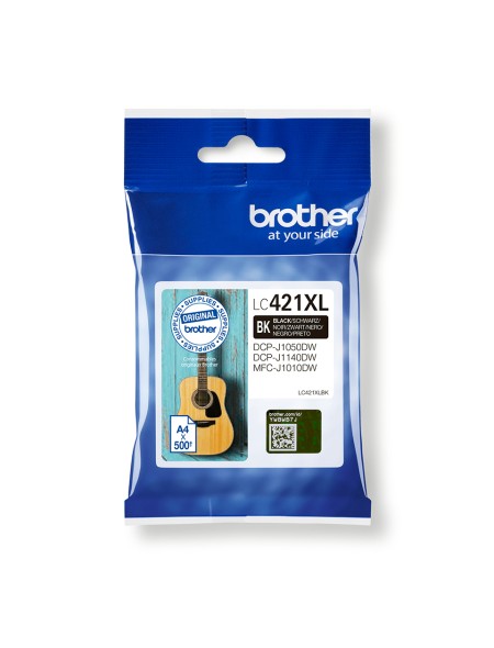 ÷ Tinta original brother lc421xlbk negro 10.4ml