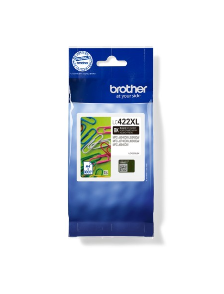 ÷ Tinta original brother lc422xlbk negro 57.5ml