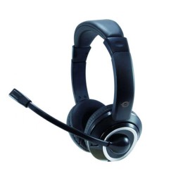 ÷ Headset conceptronic polona conexion jack 3.5mm microfono flexible control de volume color negro