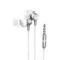 ÷ Auricular intrauditivo energy sistem metallized jack 3.5mm control remoto aluminio blanco con mic