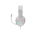 ÷ Headset mars gaming mh122 white ultra ligeros 184g drivers de neodimo 50mm microfono flexible jack 3