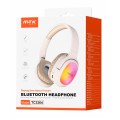 Auriculares diadema Bluetooth 5.4 TC3364 / Luces  RGB / Mp3 / MicroSD / FM / Blanco / MTK 0353641