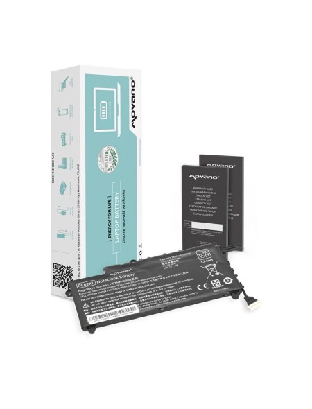 Batería compatible para portátil HP PL02XL 7.6V 3400mAh Movano