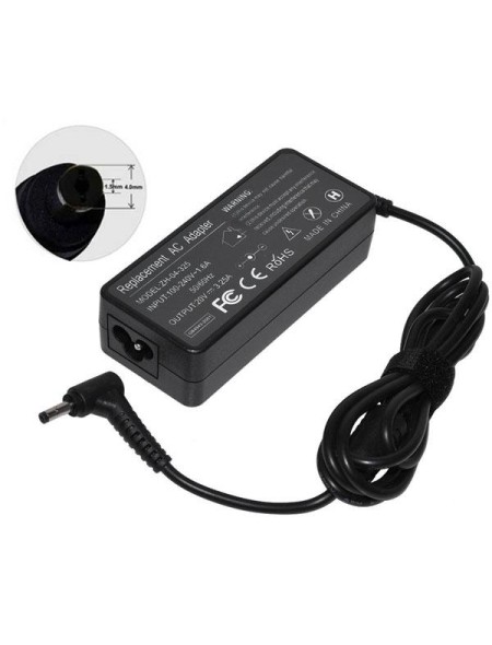 Cargador para portátil Lenovo 65W 20V 3.25A 4.0 mm x 1.7 mm