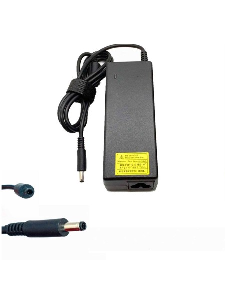 Cargador para portátil Dell 65W 19.5V 3.34A 4.5 mm x 3.0 mm pin central / Cable trebol incluido