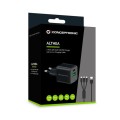 Cargador de red Usb + Type-C / 33w / 3 en 1 / Negro / Incluye cable 3 en 1 / Conceptronic / ALTHEA16B