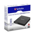 Grabadora Externa CD/DVD portatil Slimline Verbatim USB 2.0 / compatible mdisc