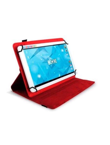 Funda tablet 10.1 pulgadas ajustable panoramica Roja 3go CSGT15